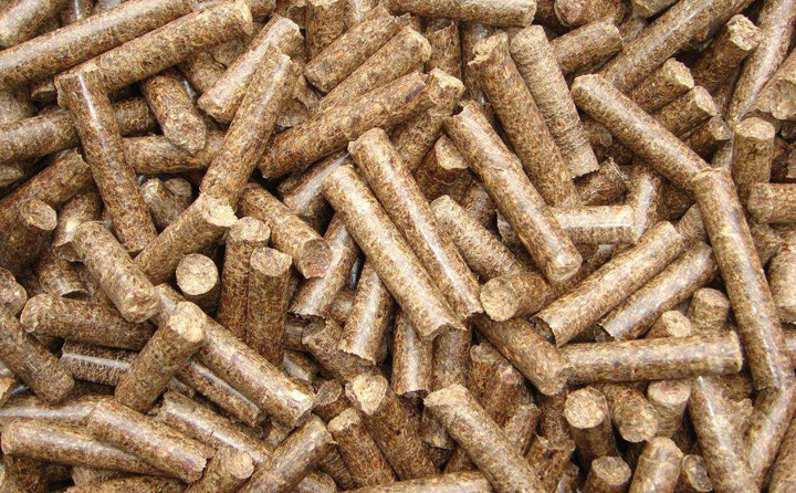 生物質顆粒機壓製而成的顆粒