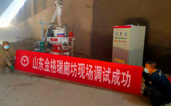 時產(chan) 1.2-1.5噸廊坊木屑顆粒機調試成功.jpg